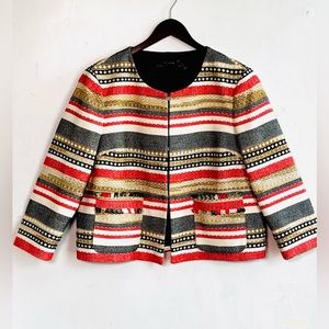 Blazer 2XL Tweed Style 100% Cotton The Limited